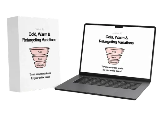 Cold, Warm & Retargeting Variations mockup
